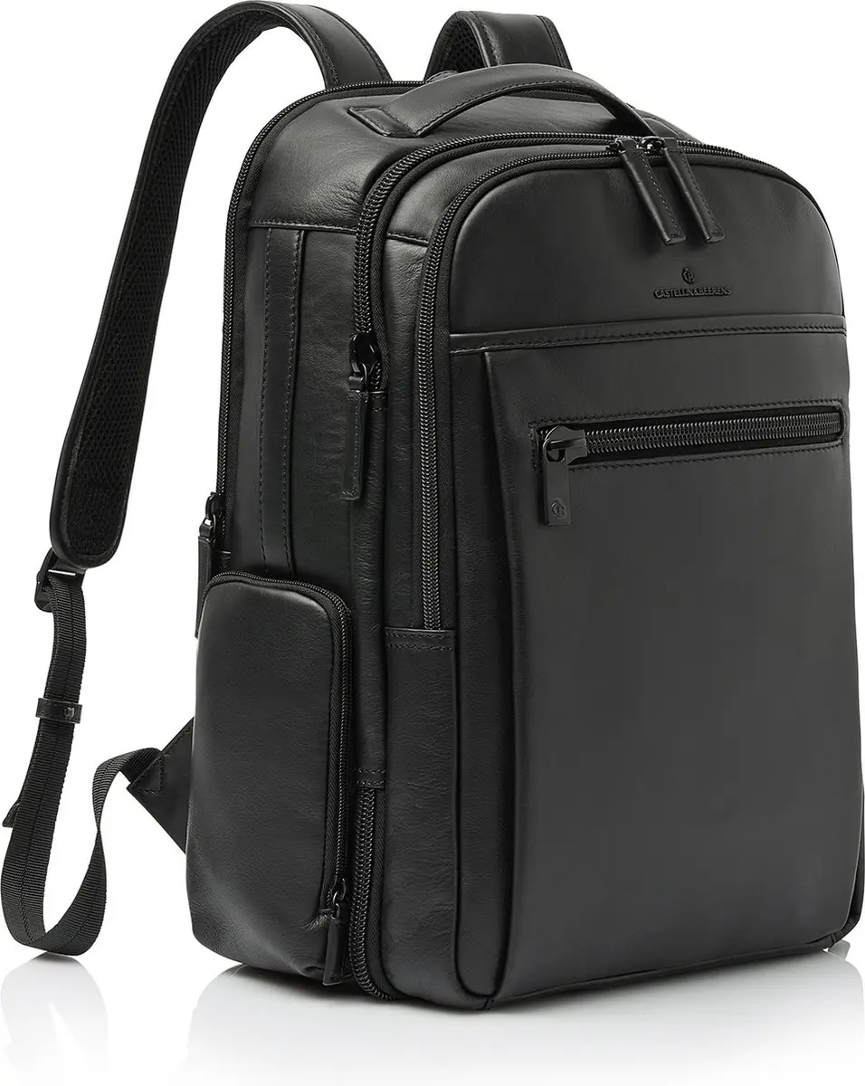 Castelijn & Beerens Nappa X Uniform Travel Backpack 15.6 - Zwart