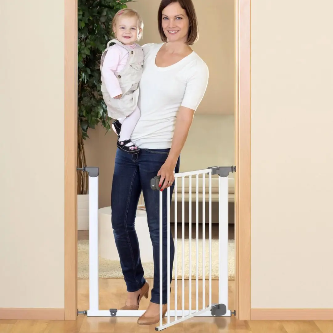 Reer I-Gate Klemhekje 77,5-83,5cm Wit - Auto-Close