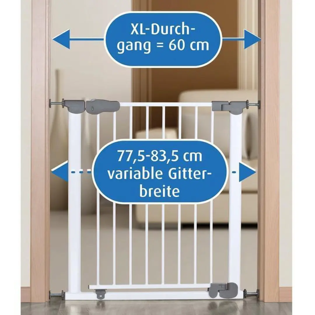 Reer I-Gate Klemhekje 77,5-83,5cm Wit - Auto-Close