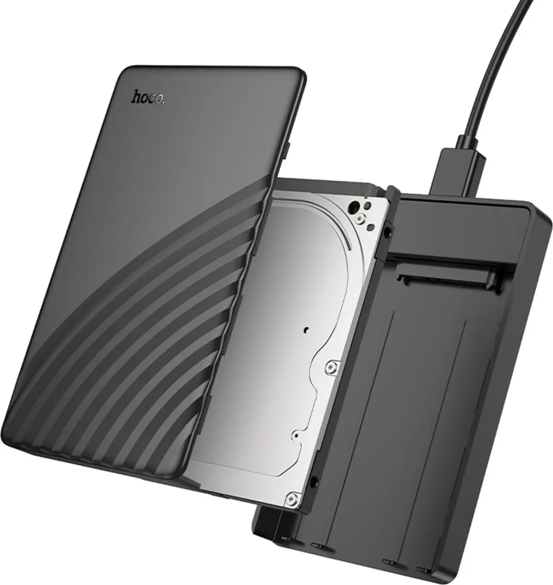 Hoco USB 3.0 2.5 Inch SATA Behuizing - Zwart