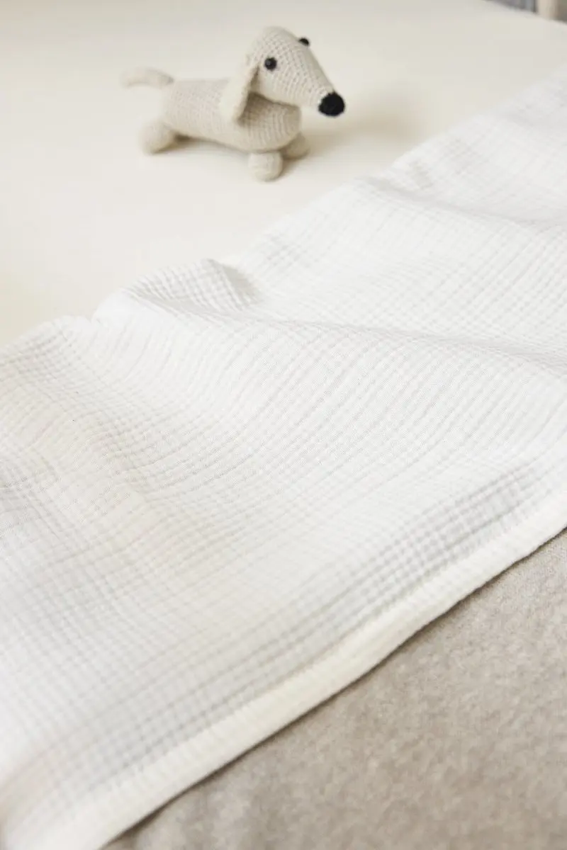 Meyco Baby Uni Ledikantlaken Natural 100x150cm