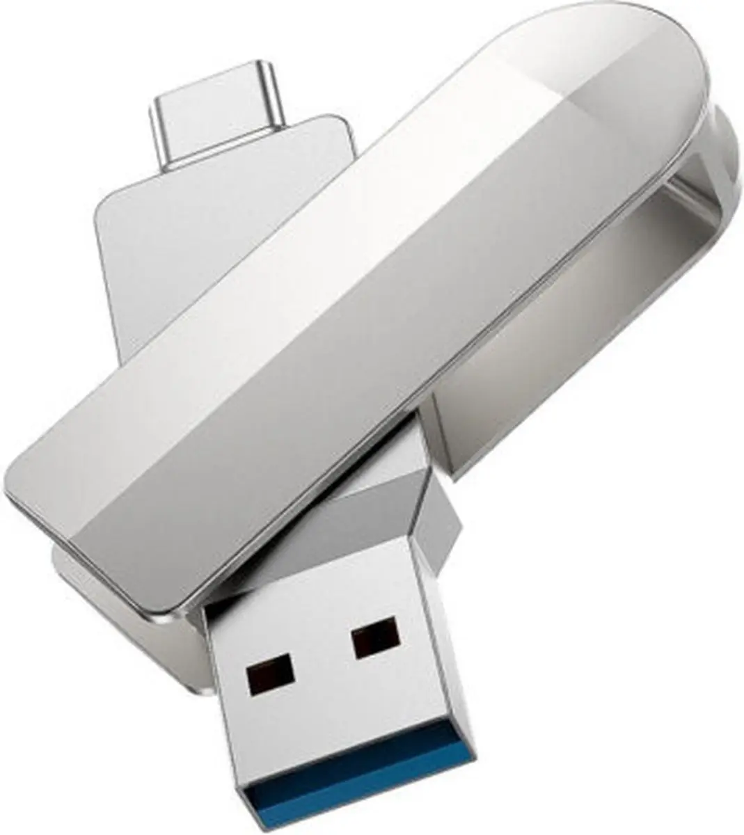 Hoco 6931474738677 USB-C & USB 3.0 Stick 128GB - Zilver