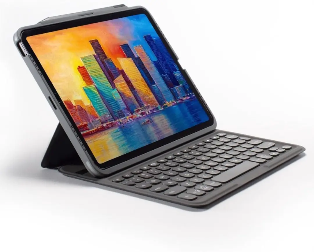 ZAGG Slim Book Go QWERTZ Bluetooth - 13 inch - Zwart - afbeelding 6 van 6