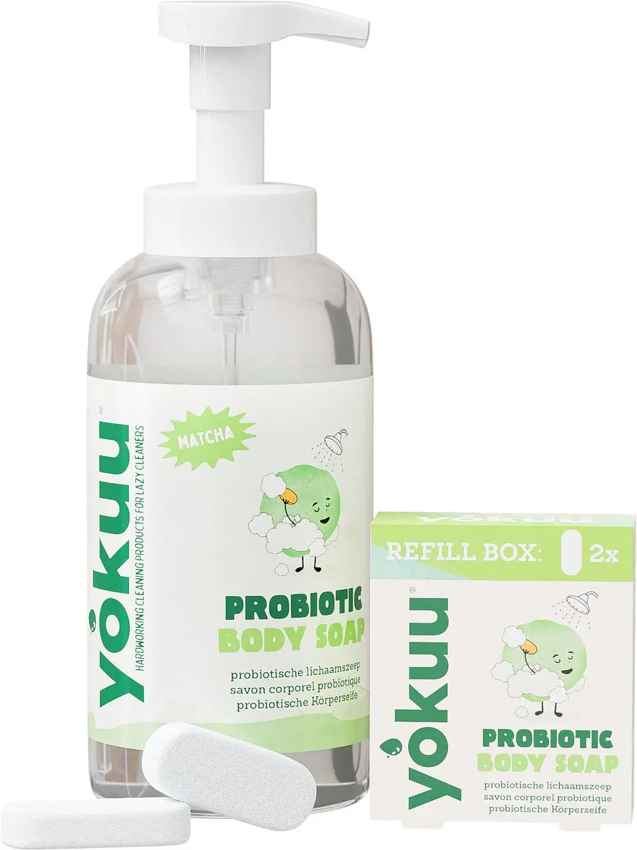 Yokuu Probiotische Body Soap Matcha Startkit