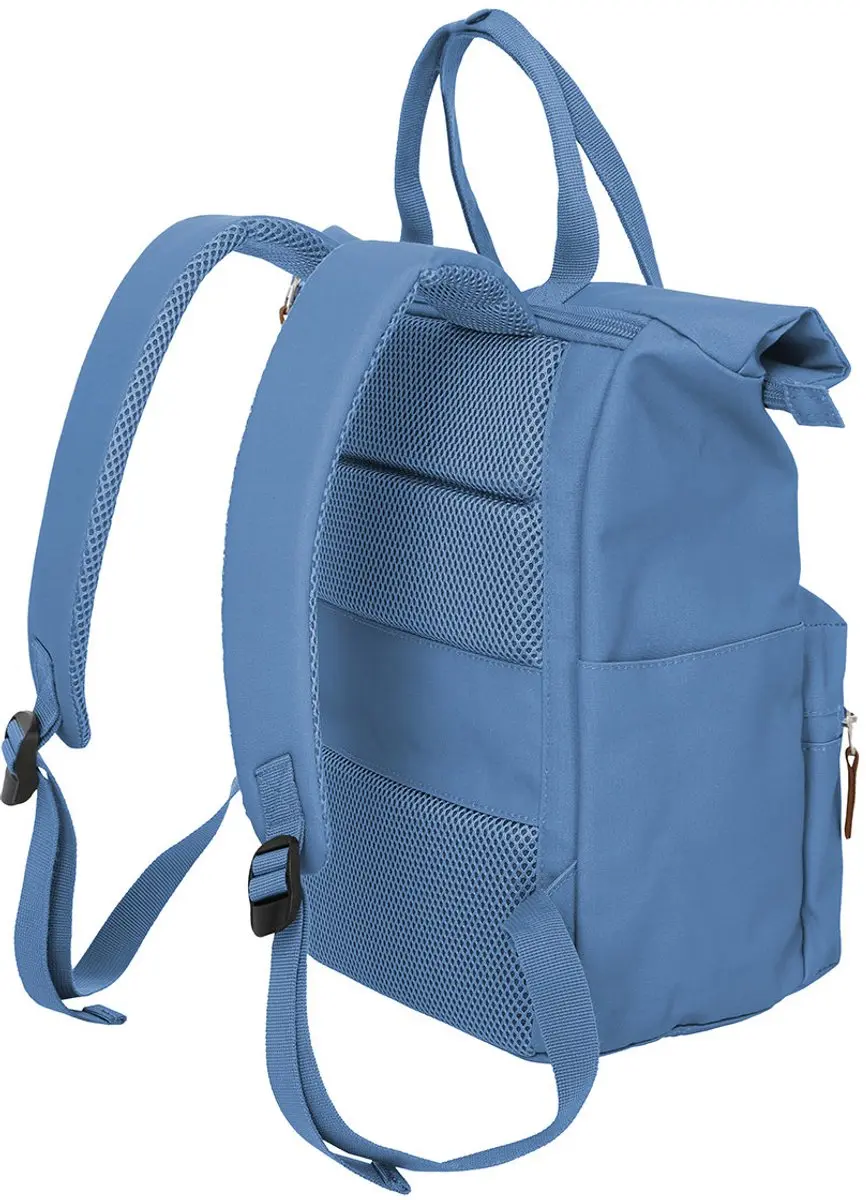 Travelite Basics Short Handle Rollup Dagrugzak 13 inch - Blauw