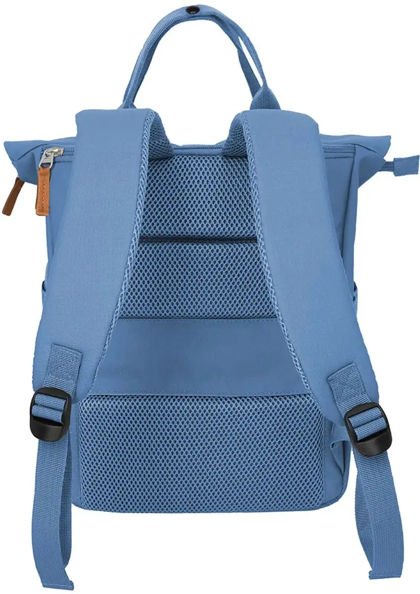 Travelite Basics Short Handle Rollup Dagrugzak 13 inch - Blauw