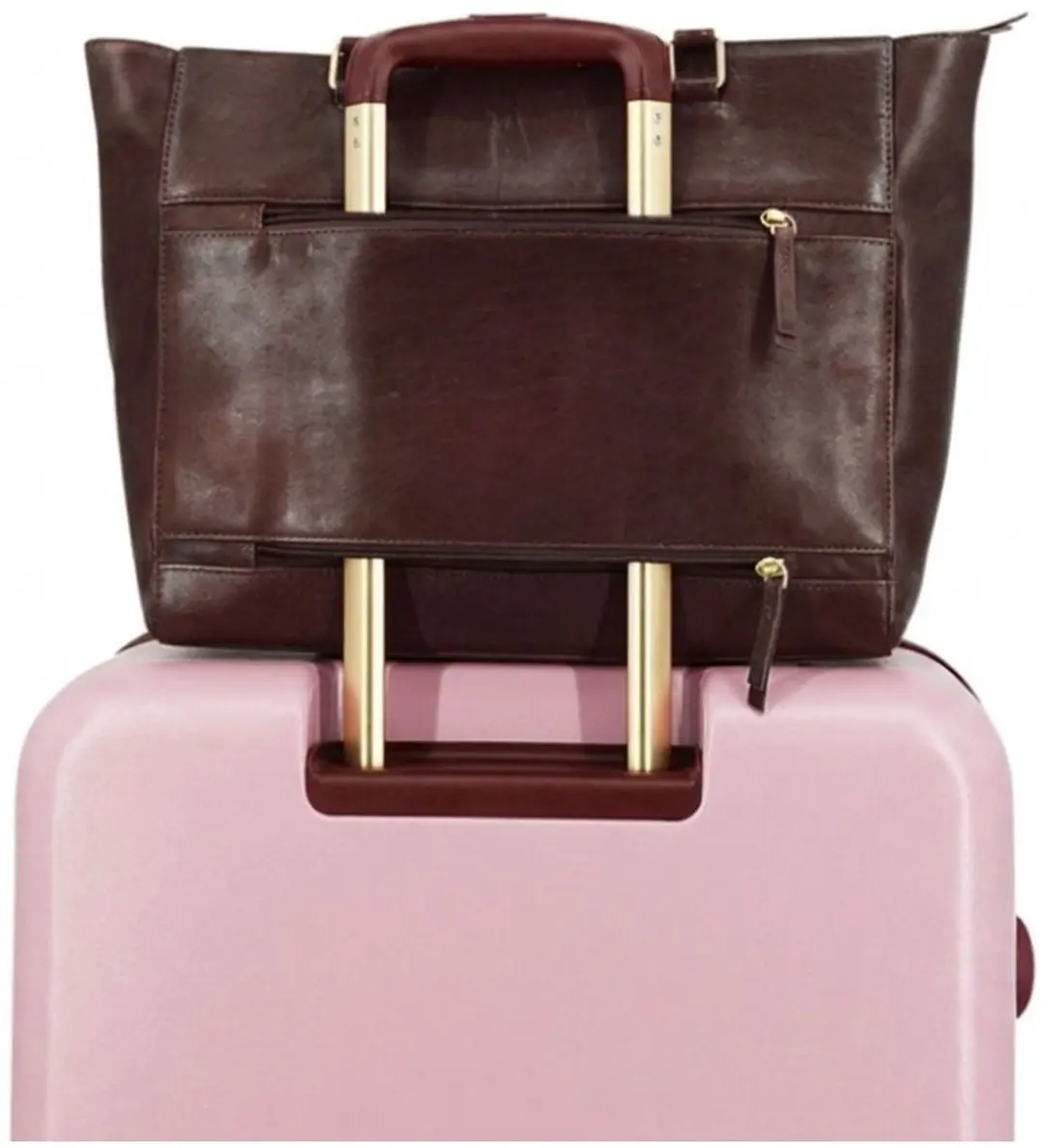 Mosz Denise Laptopschoudertas 15.6 - Dark Brown