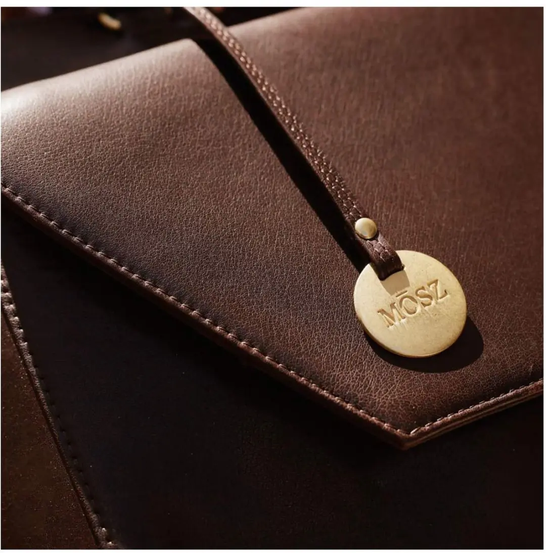 Mosz Denise Laptopschoudertas 15.6 - Dark Brown