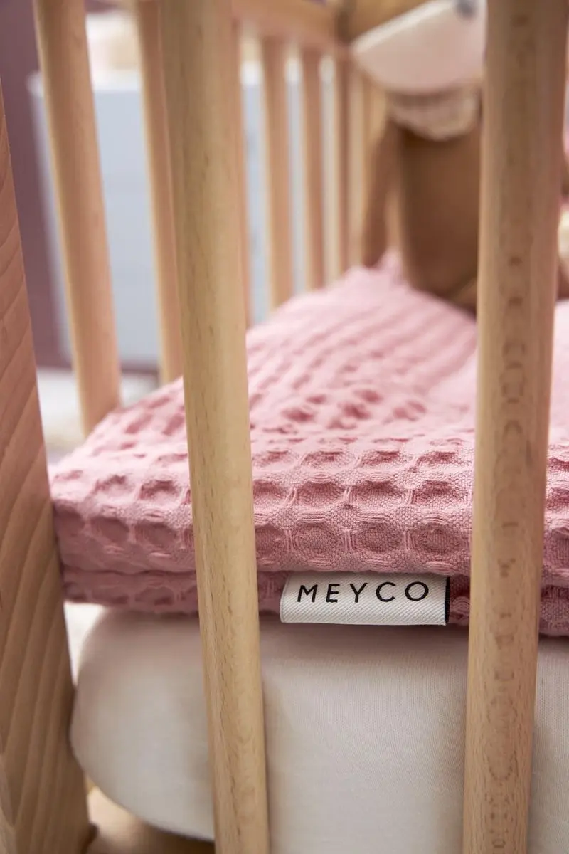 Meyco Baby Uni Hoeslaken Boxmatras 75x95cm - Offwhite - afbeelding 6 van 6