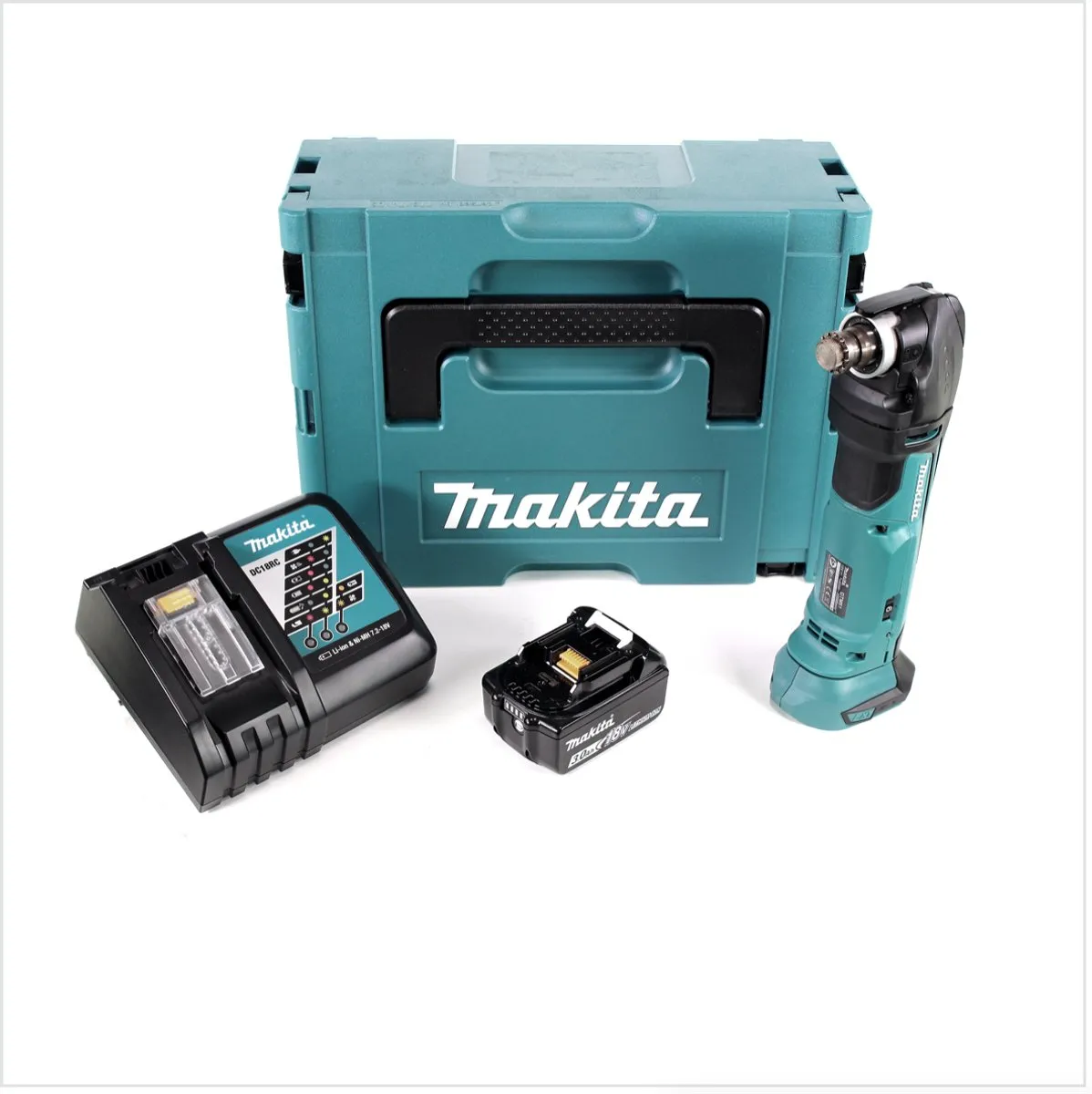 Makita DTM 51 RF1J Multifunctioneel Gereedschap 18V - 3.0Ah Accu