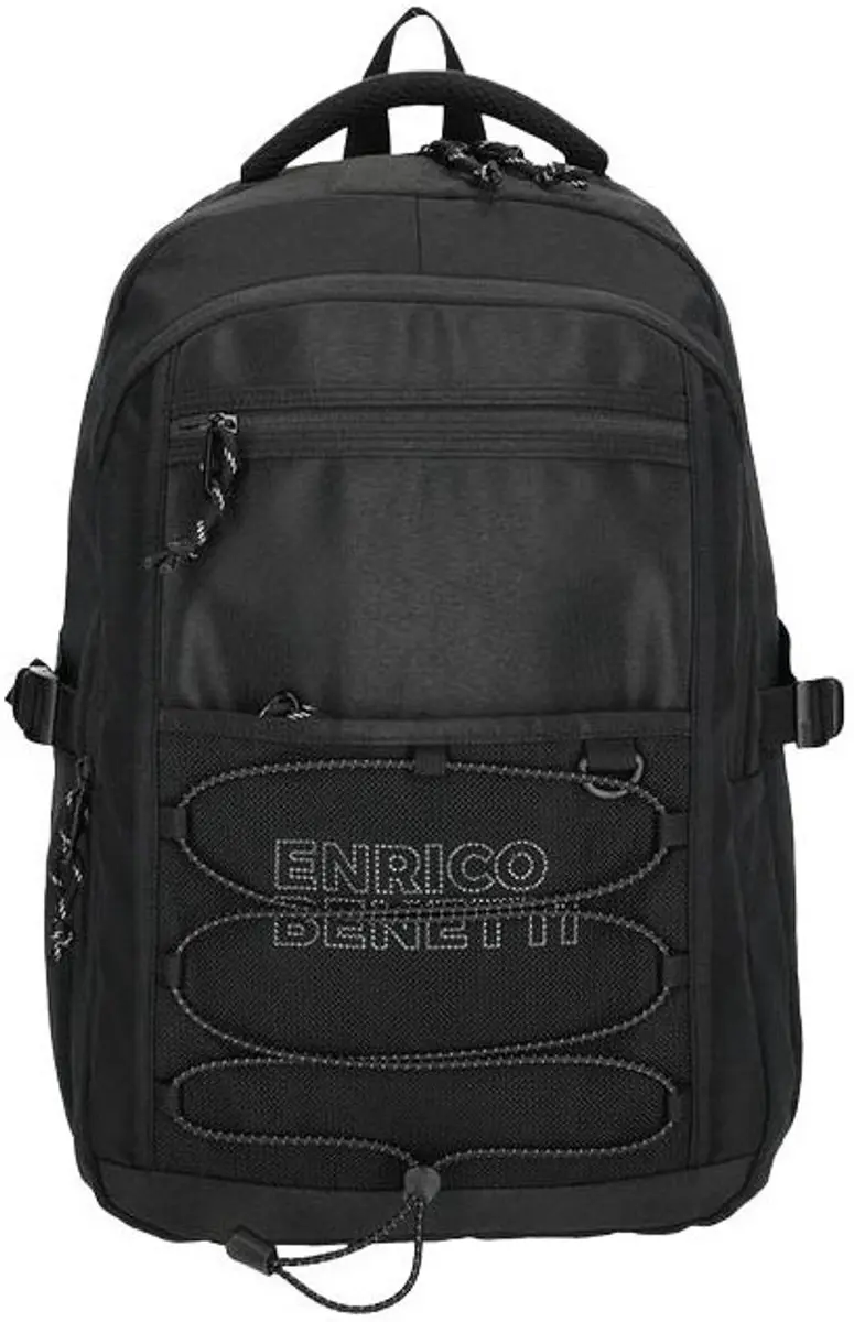 Enrico Benetti Anchorage Laptoprugzak 15 inch - 47259 - Zwart