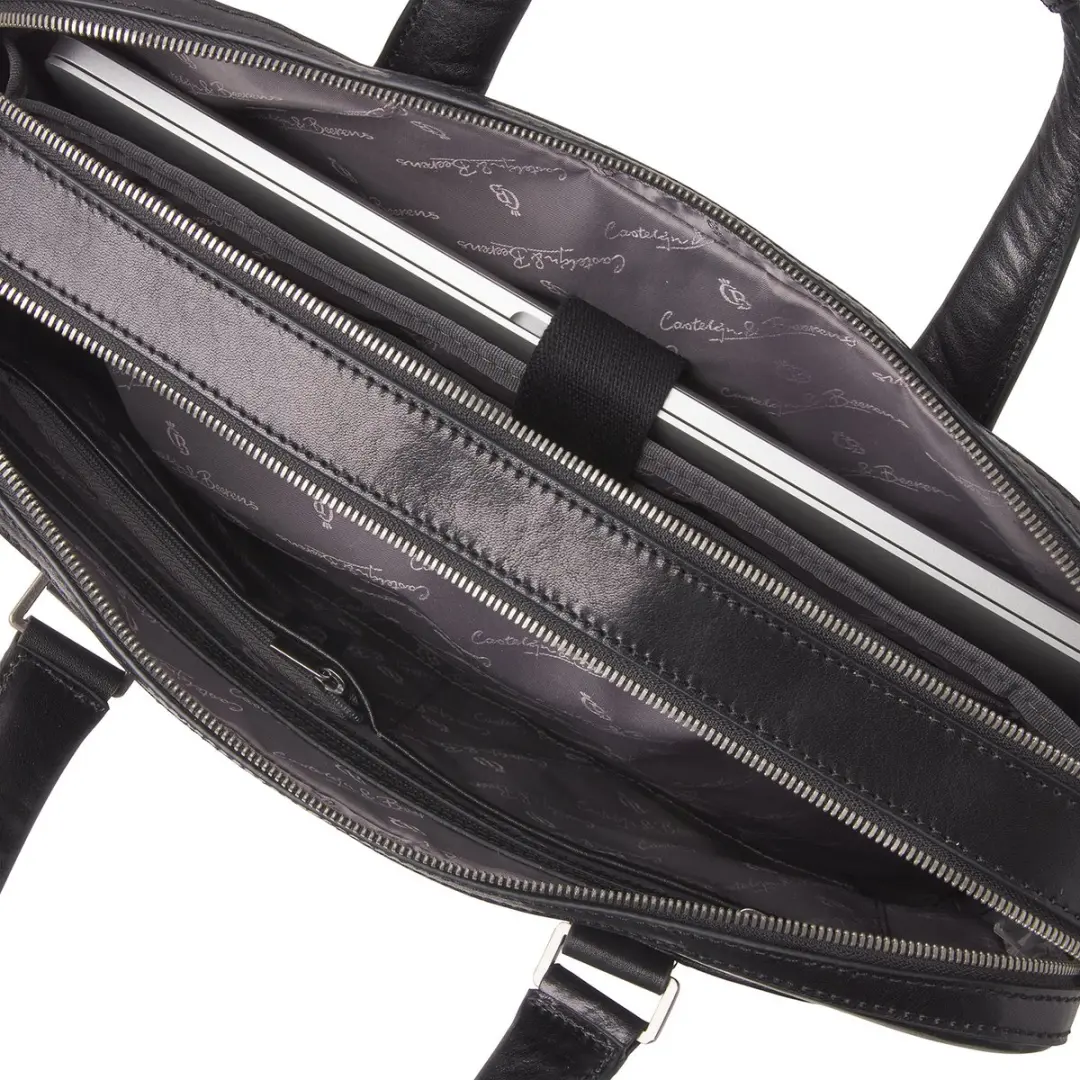 Castelijn & Beerens Gaucho Paul Laptoptas 15,6" RFID - Zwart