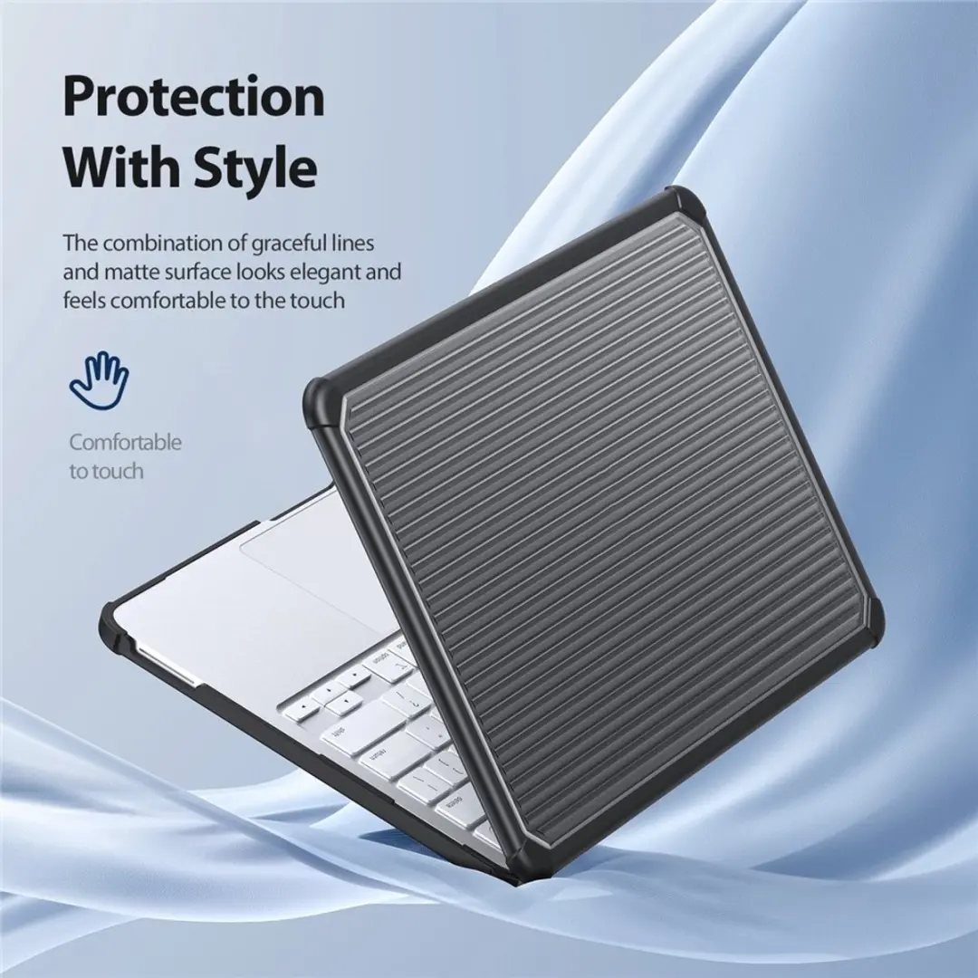 Dux Ducis Neo Armor MacBook Hoes - Zwart - 8721389806770