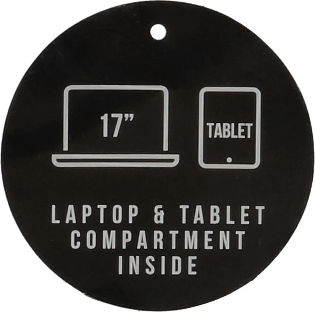 Enrico Benetti Laptoptas Northern 17 inch - 11 Vakken - Grijs