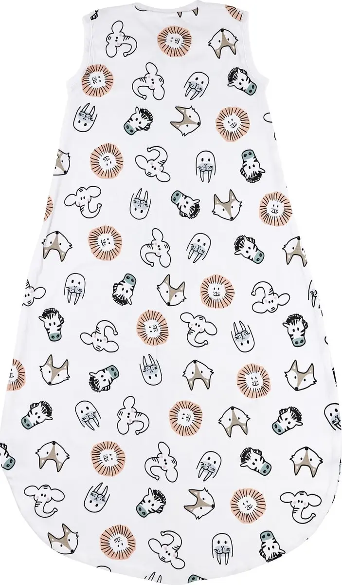 Meyco Baby Animal Zomerslaapzak - 0.5 TOG - 62cm - Multicolor