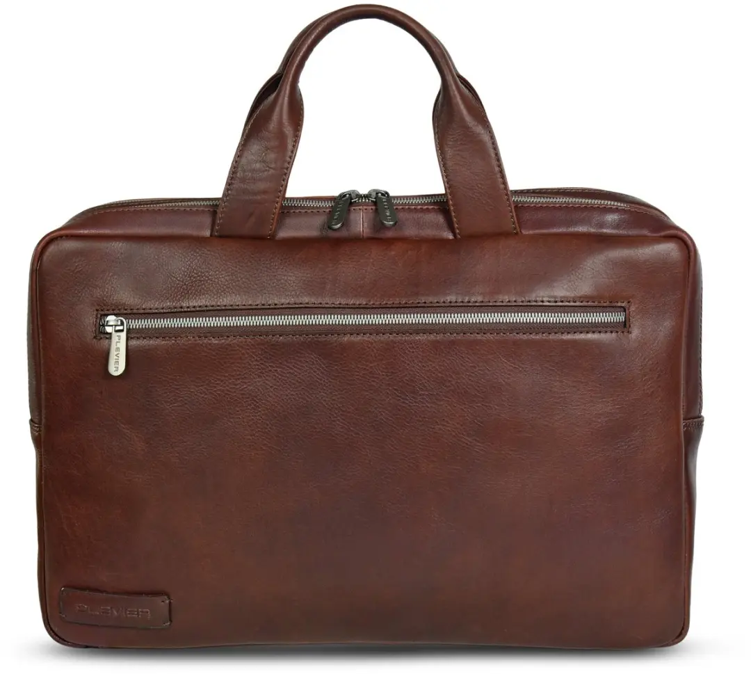 Plevier Jimmy laptoptas 16 inch bruin.