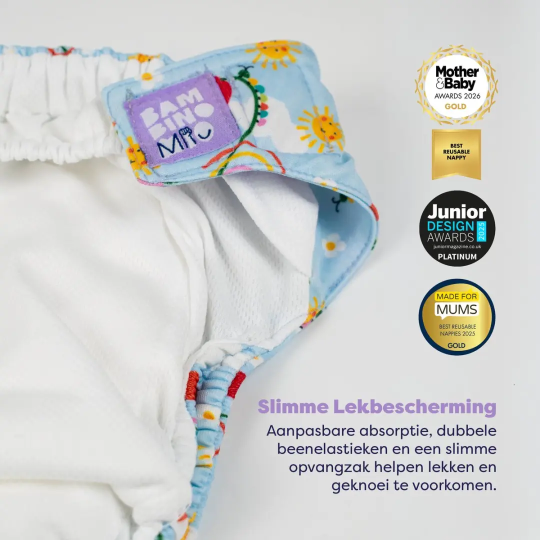 Bambino Mio Herbruikbare Luiers One Size - 3 Stuks
