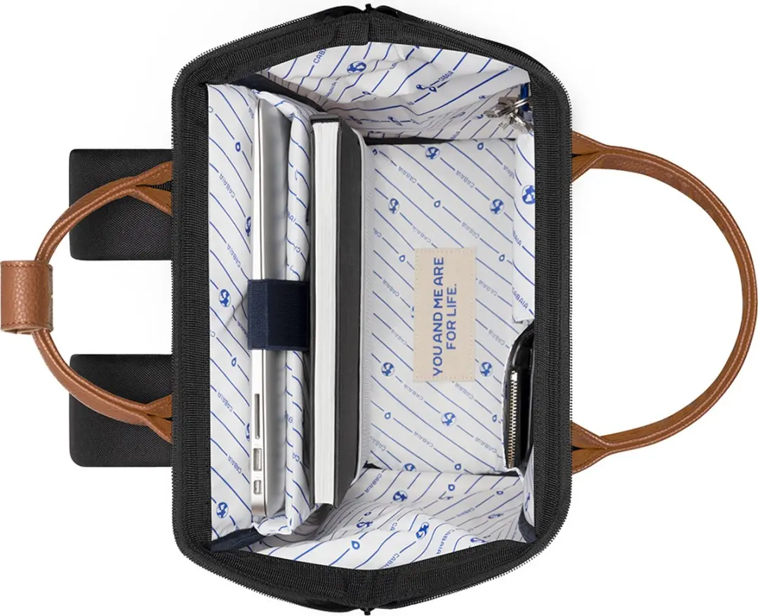 Cabaïa Adventurer Medium Laptoprugzak 13 inch - Zwart