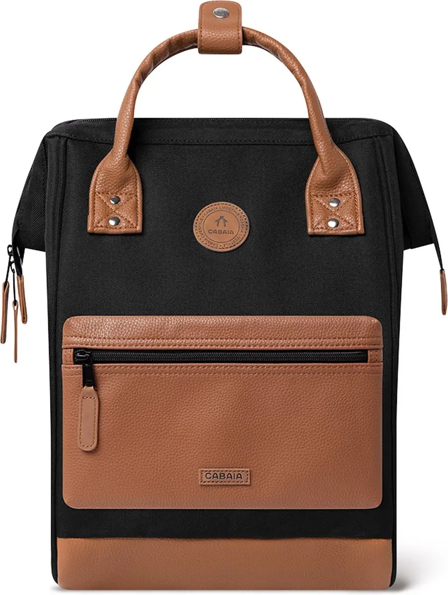 Cabaïa Adventurer Medium Laptoprugzak 13 inch - Zwart