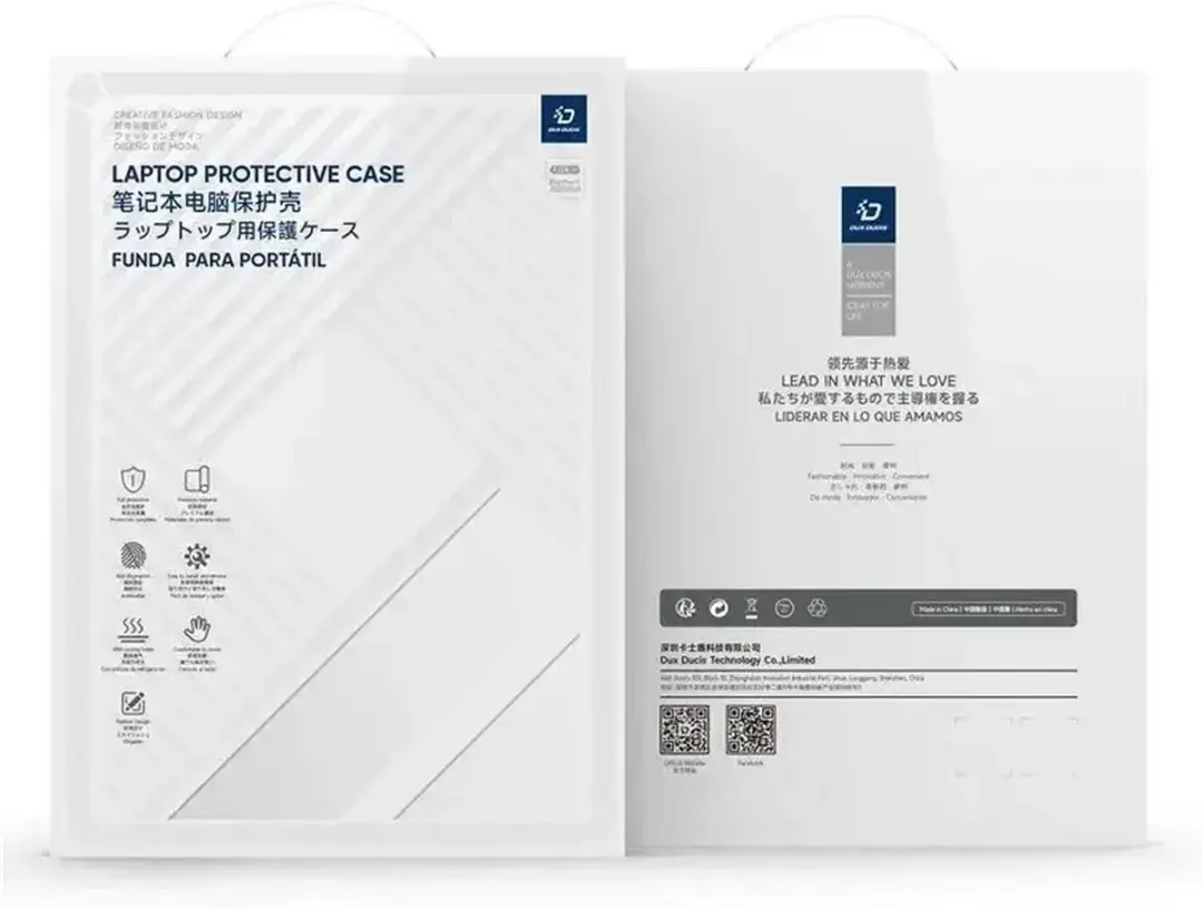 Dux Ducis LCGM Hoes MacBook Air 13" A2681/A3113 - Transparant
