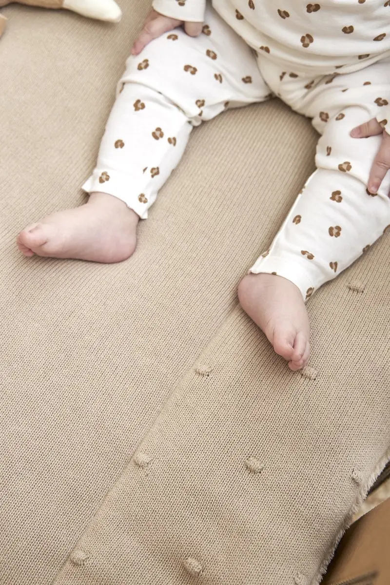 Meyco Baby Mini Knots Boxkleed Sand 77x97cm - afbeelding 6 van 6