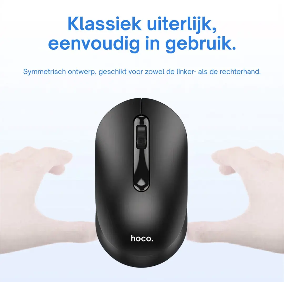 Hoco GM14 Draadloze Muis - Zwart