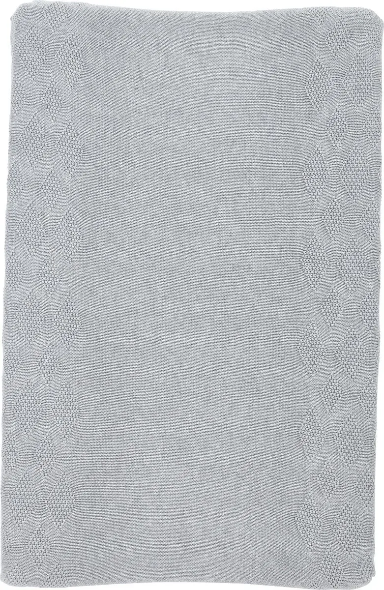 Meyco Baby Diamond Aankleedkussenhoes 50x70cm - Grijs Melange