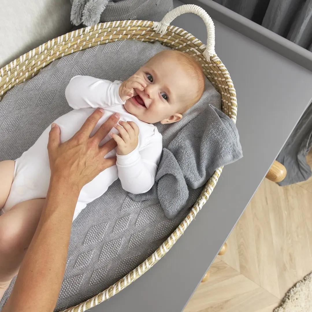 Meyco Baby Diamond Aankleedkussenhoes 50x70cm - Grijs Melange
