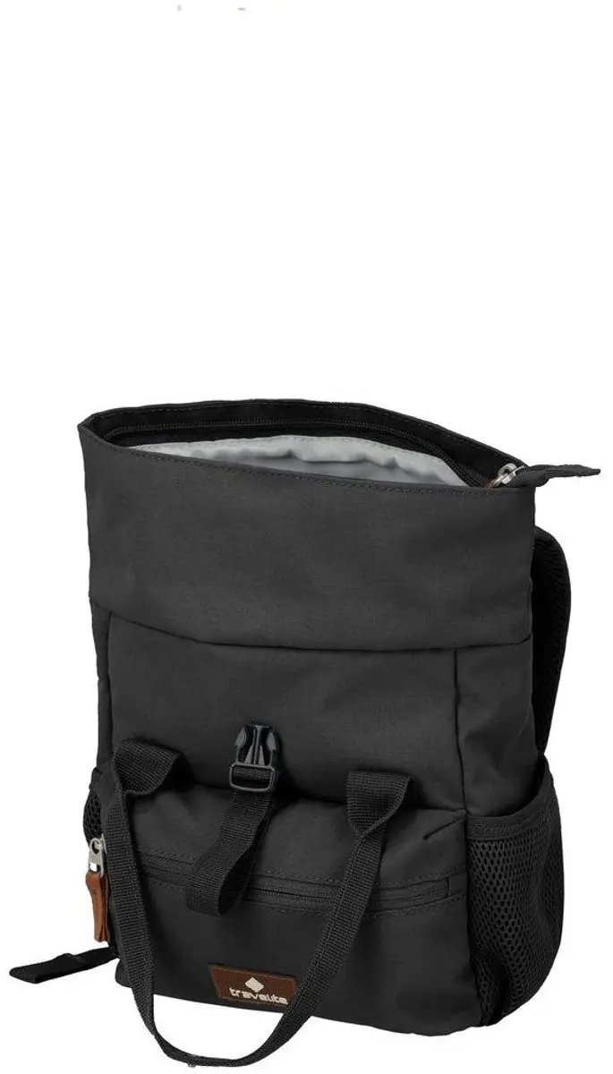 Travelite Basics Rollup Short Handle Rugzak 27cm - Zwart - afbeelding 6 van 6