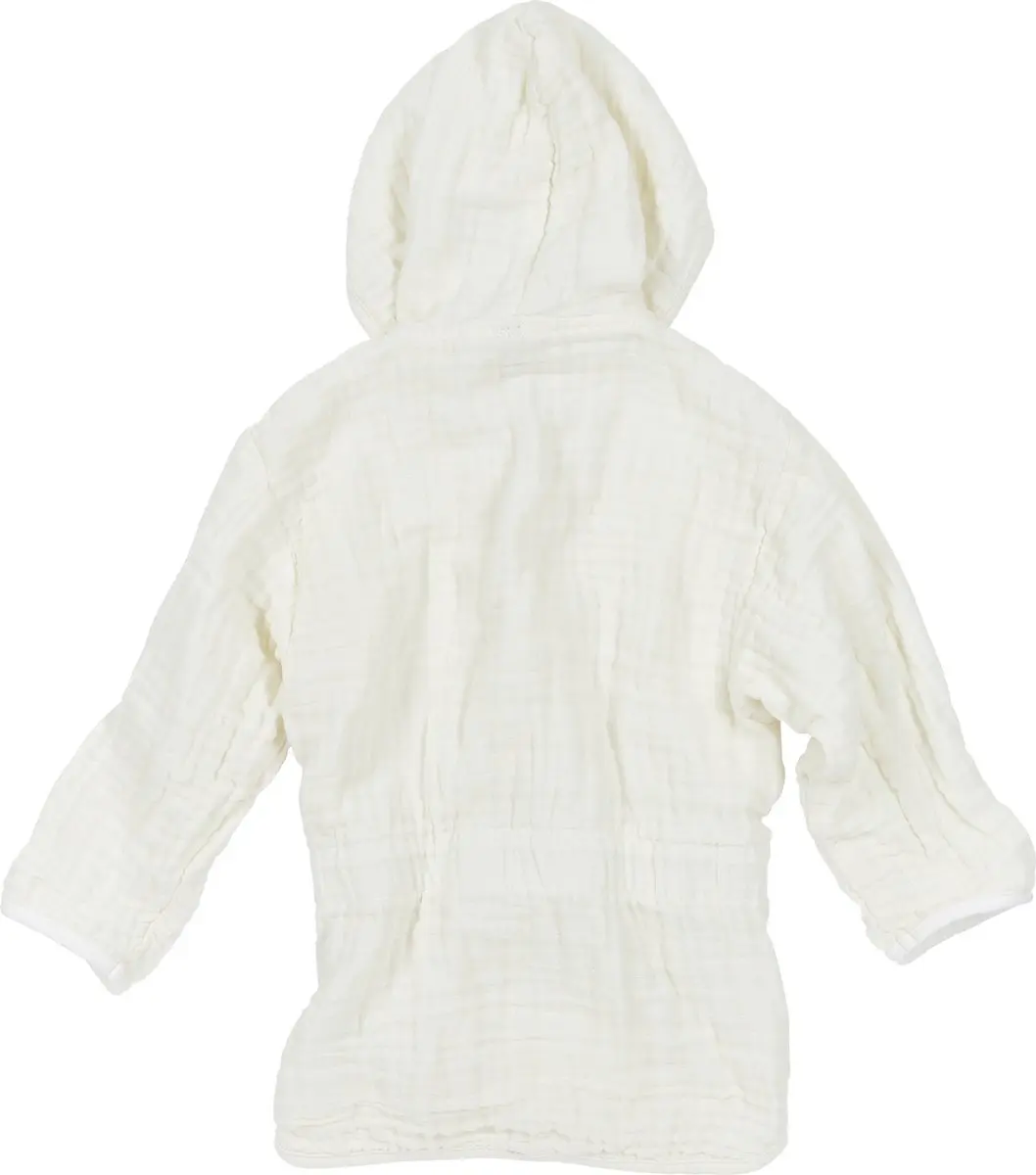 Meyco Baby Uni Hydrofiele Badjas 74/80 - Offwhite