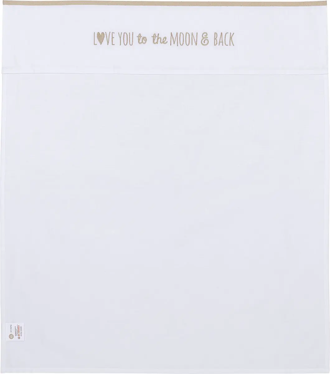 Meyco Baby Love You To The Moon & Back Wiegaken 75x100cm - Sand