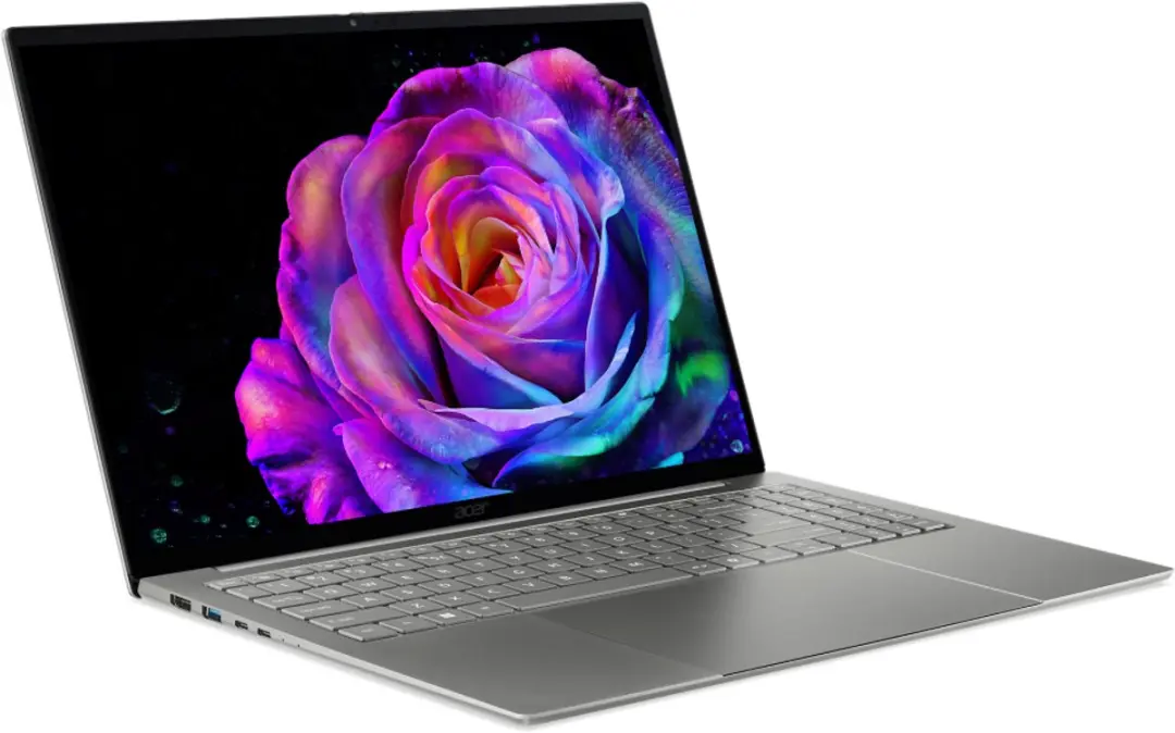 Acer Swift 16 AI SF16-71T-95GR Laptop - 16" 2.8K OLED Touch - Core Ultra X9 - 32GB/1TB - Grijs