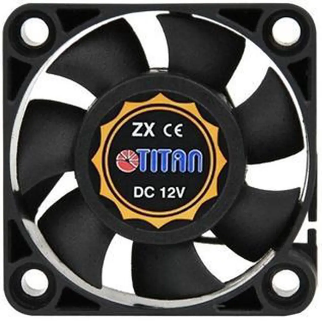 Titan TFD-4010M12Z Ventilator 4cm - Zwart - afbeelding 6 van 6