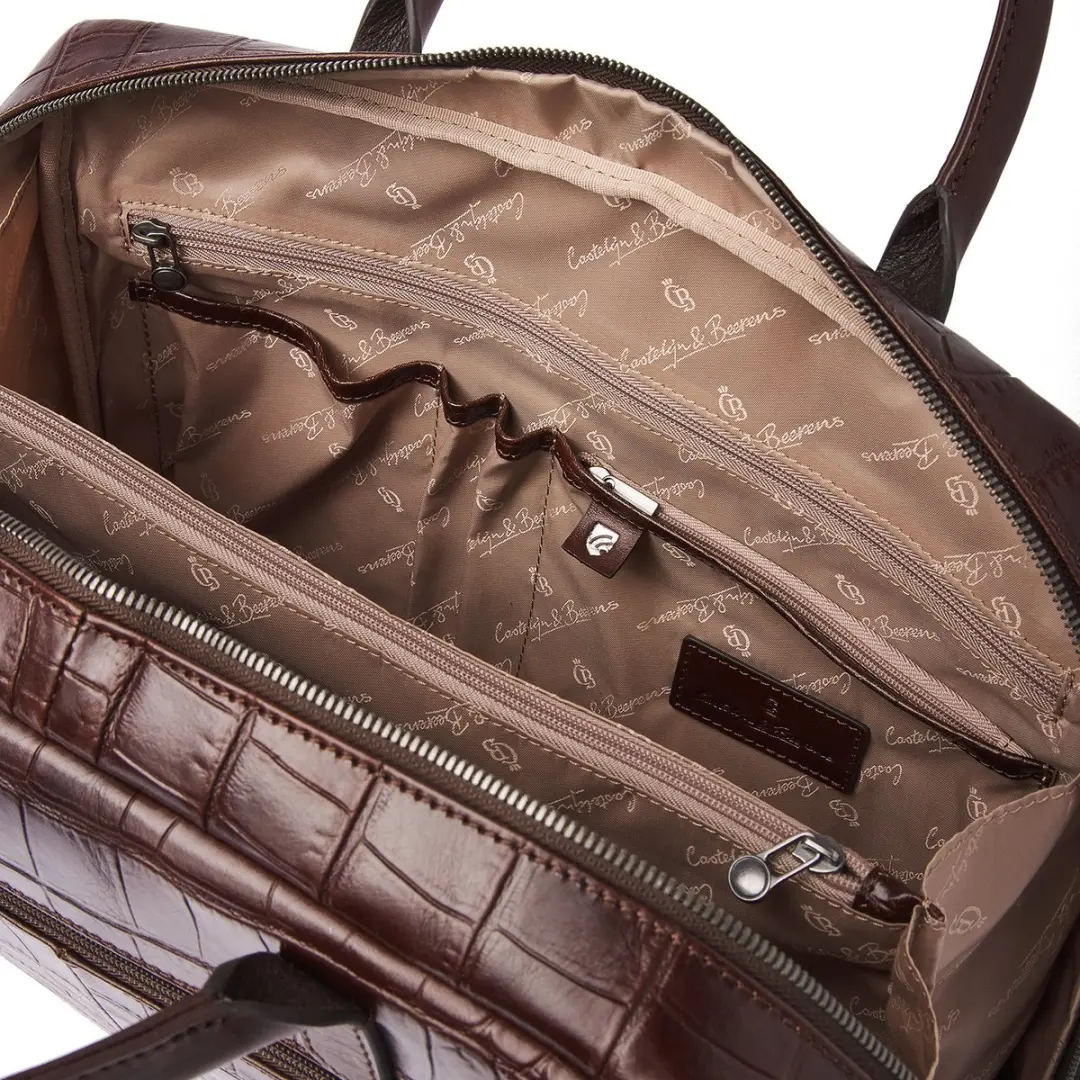 Castelijn & Beerens Croco Lisa Laptoptas 15,6" RFID