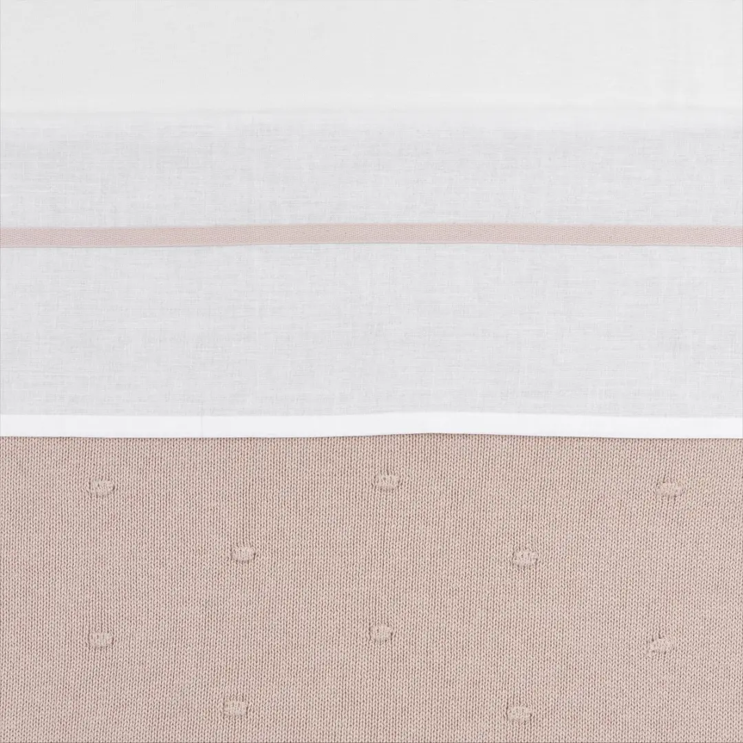 Meyco Baby Bies Wieglaken Soft Pink 75x100cm