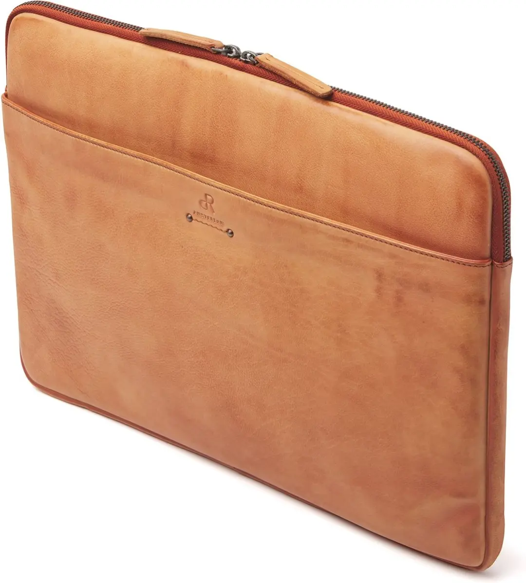 dR Amsterdam Laptophoes 15.6 inch Echt Leder - Black