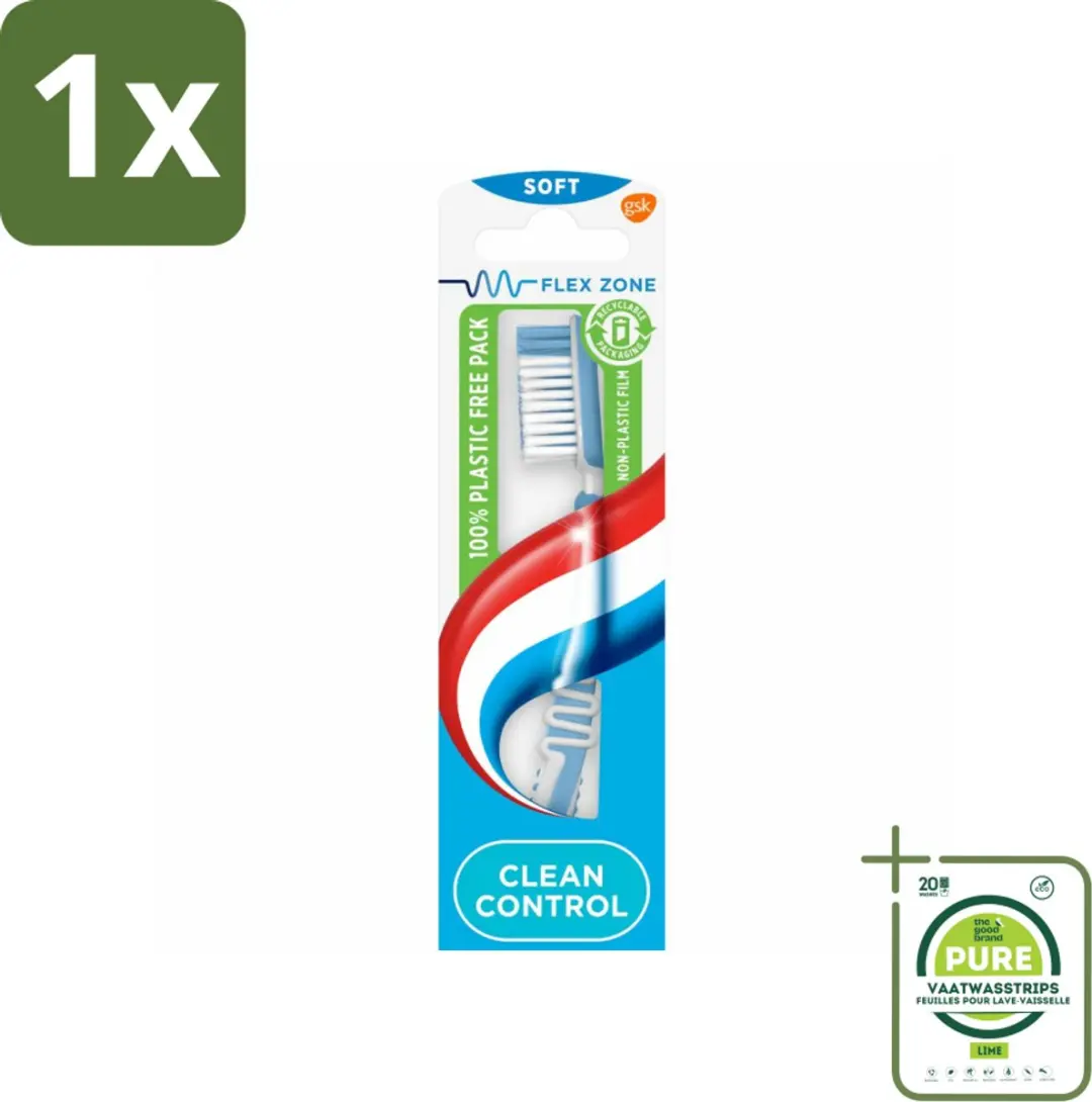 Aquafresh Tandenborstel Clean Control Soft