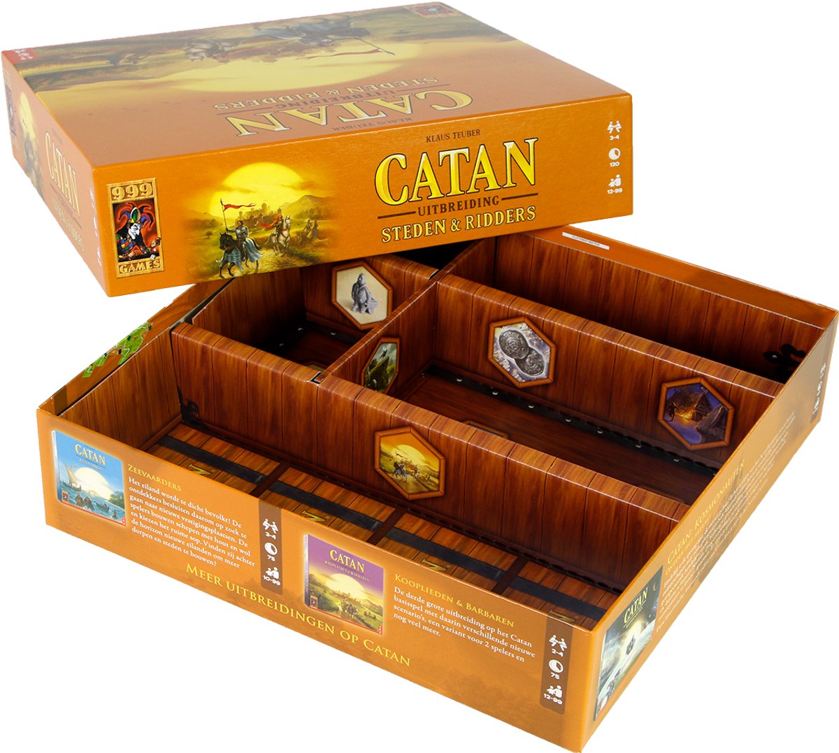 999 Games - Catan Steden & Ridders Uitbreiding met Extra Steden & Ridders 5/6 Uitbreiding - Bordspel