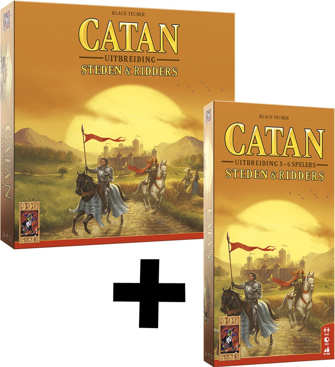 999 Games - Catan Steden & Ridders Uitbreiding met Extra Steden & Ridders 5/6 Uitbreiding - Bordspel