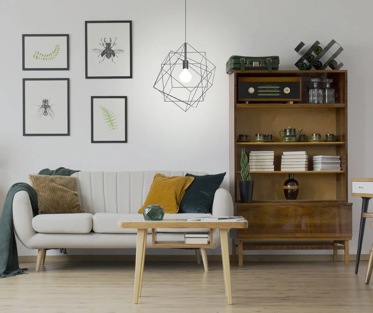 Eglo Straiton Hanglamp E27 - Ø51,5cm - Zwart
