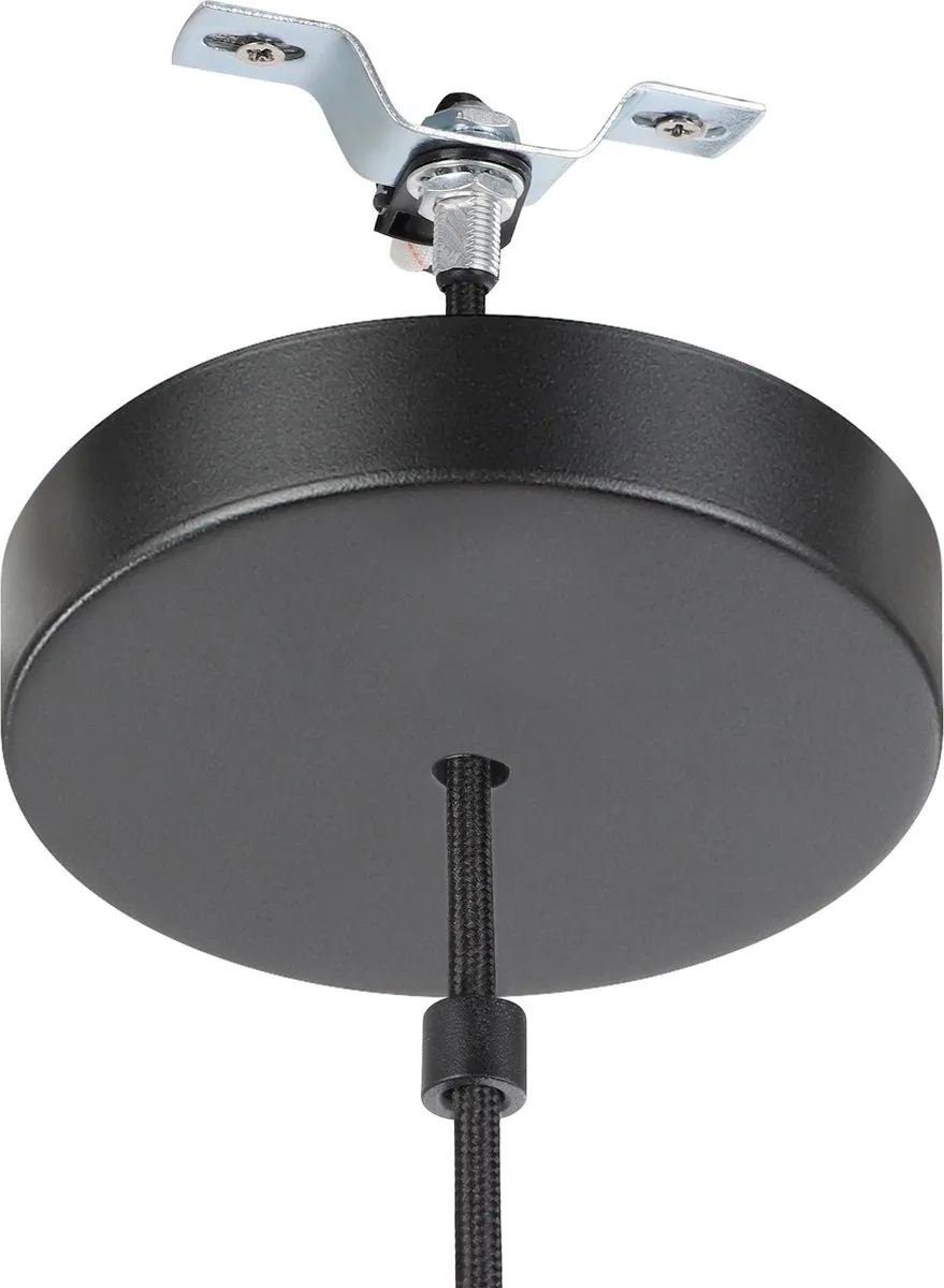 Eglo Straiton Hanglamp E27 - Ø51,5cm - Zwart