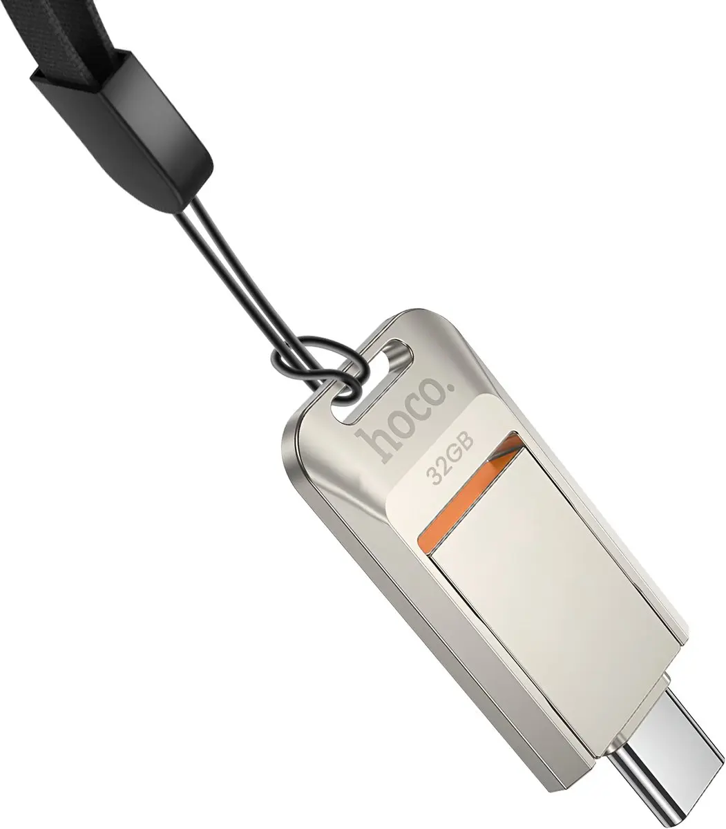 Hoco UD17 USB/USB-C Stick 32GB - 150MB/s - Zilver