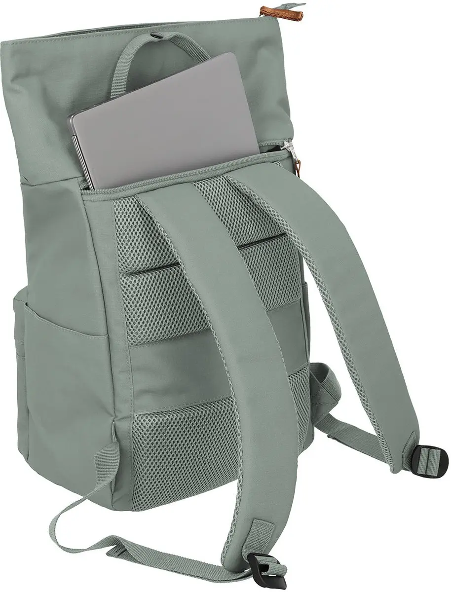 Travelite Basics Short Handle Rollup Dagrugzak - 17 inch - Mint