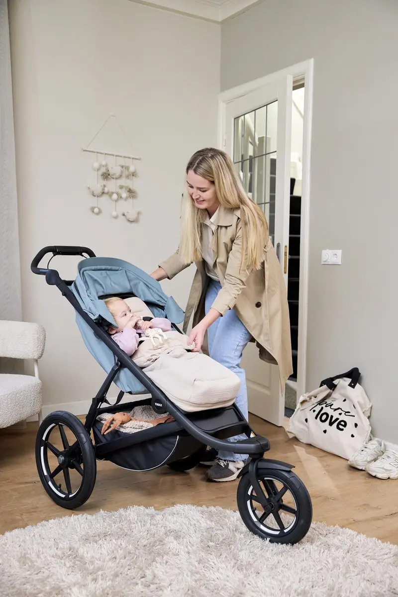 Meyco Baby Uni Buggy Voetenzak & Inlegger Sand 45x130cm