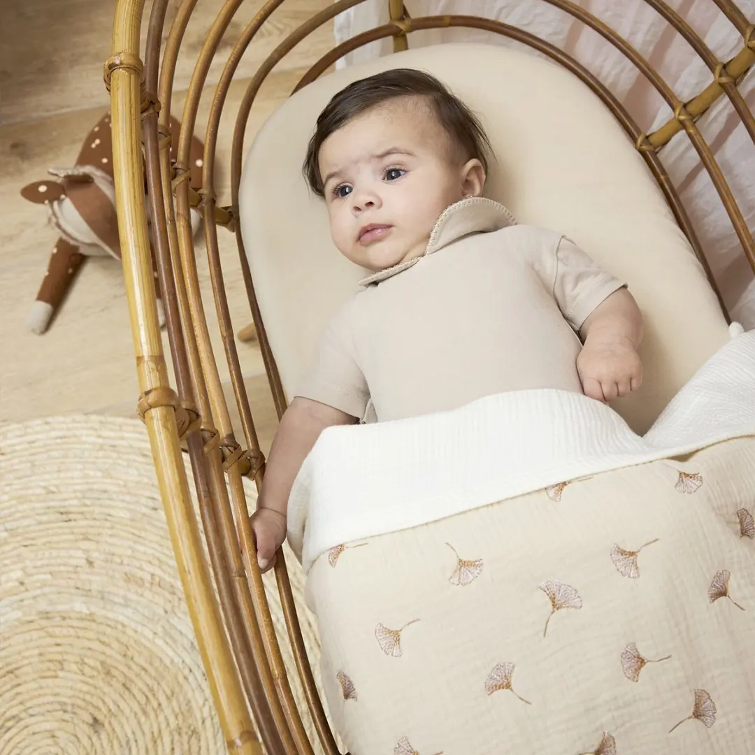 Meyco Baby Uni Hoeslaken Wieg - Soft Sand 40x80/90cm - afbeelding 6 van 6