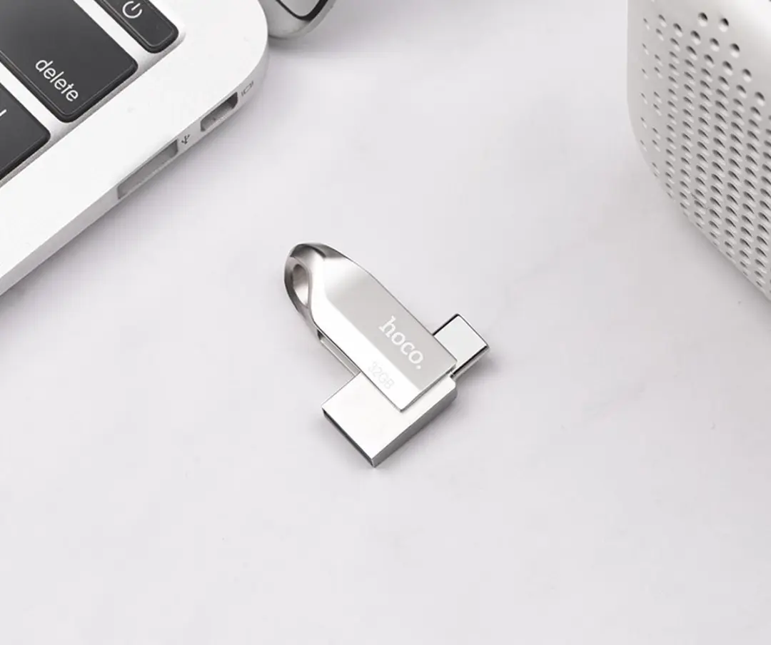 Hoco Memory Stick UD8 64GB - USB-C/USB 3.0 Zilver