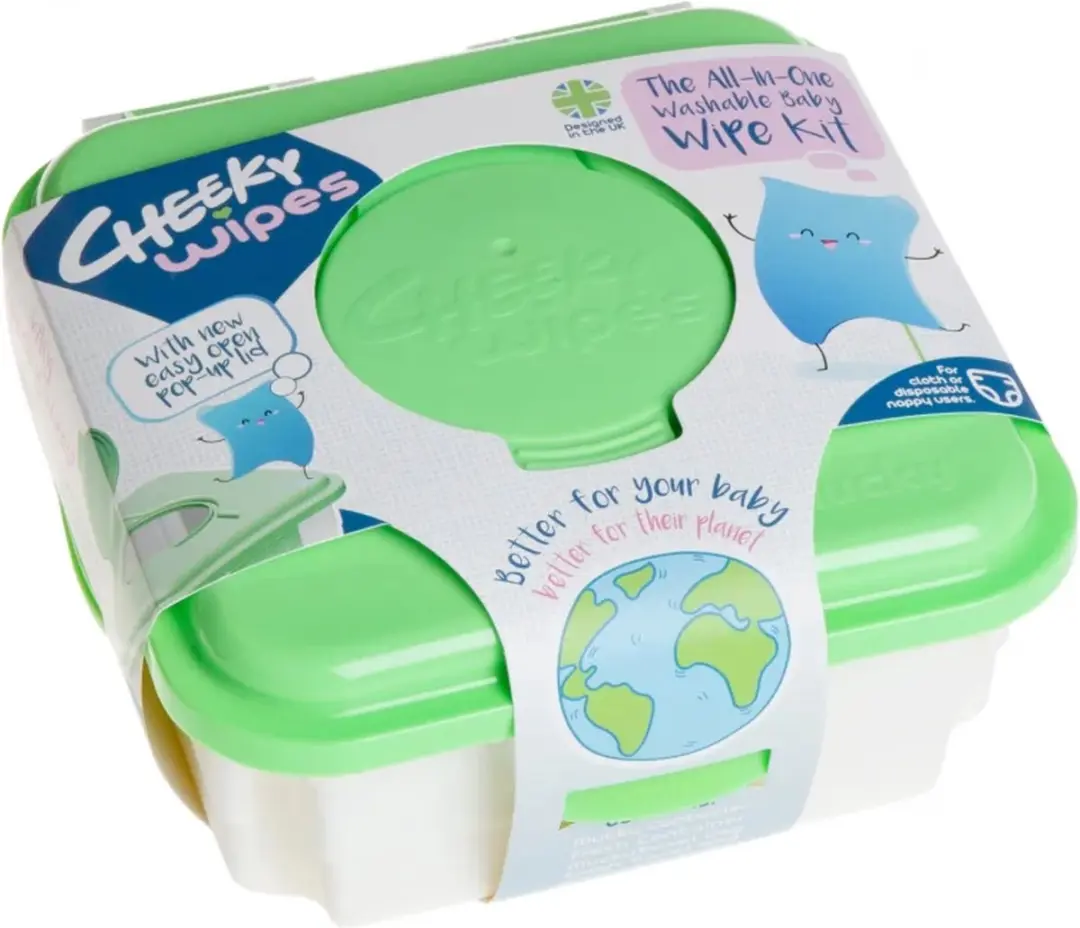Cheeky Wipes Mucky Container Groen