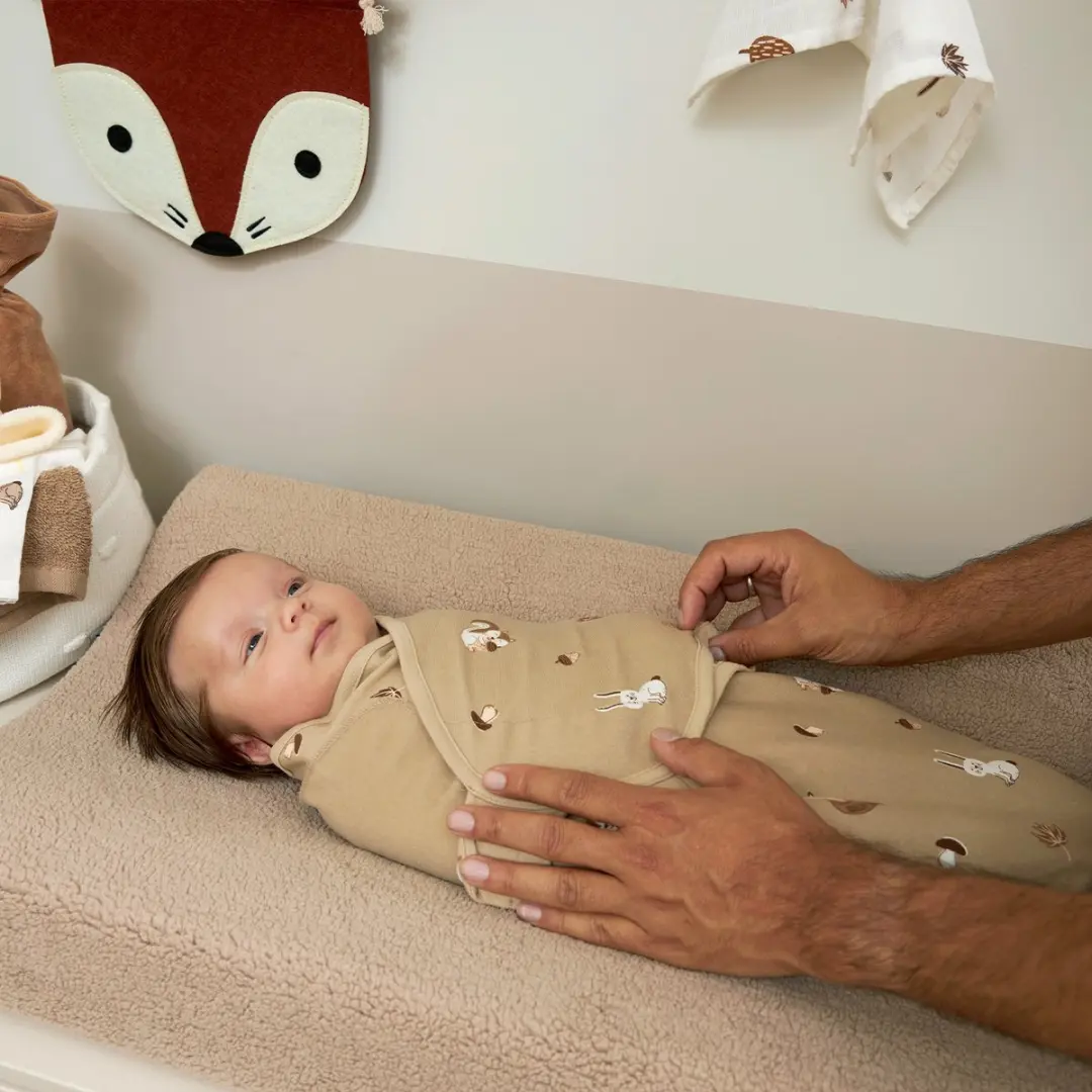 Meyco Baby Teddy Aankleedkussenhoes 50x70cm - Sand - afbeelding 6 van 6