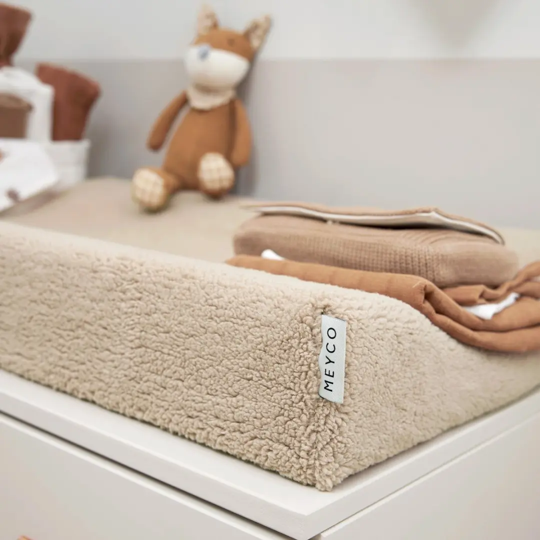 Meyco Baby Teddy Aankleedkussenhoes 50x70cm - Sand