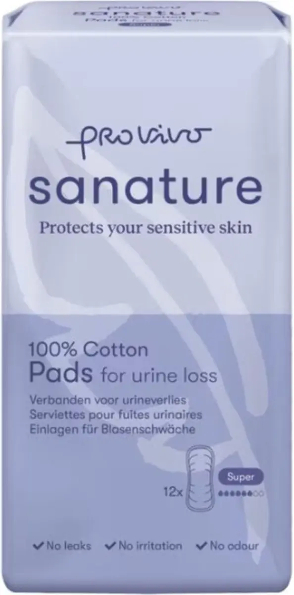 Sanature Pro Vivo Incontinentieverband 12 Stuks